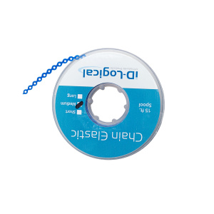 Цепочка CHAIN ELASTICS эласт. СО СРЕДНИМ ШАГОМ (3,8 мм), Синий / Blue, в катушке 4,5 м