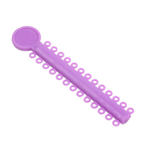 Лигатура эластичная, модуль 26 кольца, Лавандовый / Light Purple