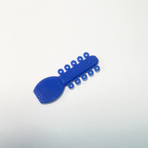 Лигатура эластичная "дерево" MINI, модуль 10 колец, BLUE / СИНИЙ