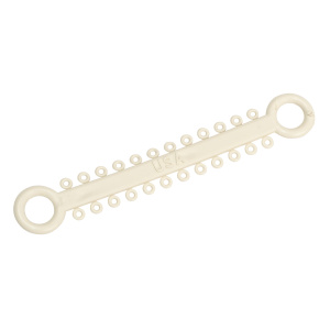 Лигатура LIGATURE TIES эластичная, модуль 24 кольца, ЦВЕТ ЗУБА