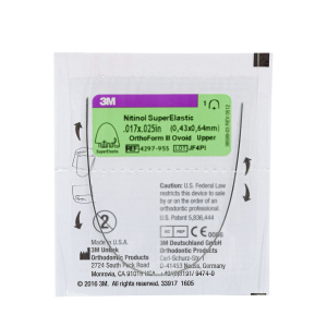 Дуга NITINOL SUPER ELASTIK, ORTHOFORM II, прямоугольная .018"x.025" ВЧ, HYBRID