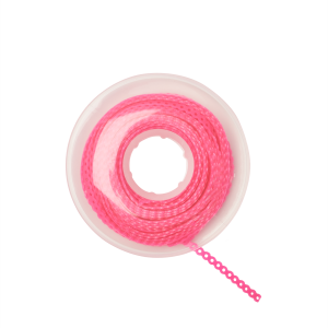 Цепочка эластичная С КОРОТКИМ ШАГОМ, Розовый / Pink, в катушке