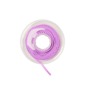 Цепочка эластичная С КОРОТКИМ ШАГОМ, Лавандовый / Light Purple, в катушке