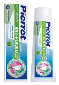 Зубная паста PIERROT NATURAL FRESHNESS рекомендована ортодонтическим пациентам, 75 мл.