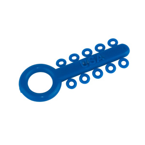 архив Лигатура LIGATURE TIES эластичная, модуль 10 колец, синий