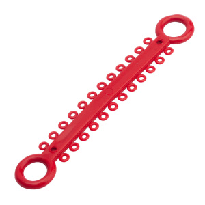 Лигатура PATIENT STICKS эластичная, модуль 24 кольца, Красный / Red