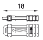 Стягивающий винт прямой 3 мм. Micro / 3020 ZG, LEWA-DENTAL