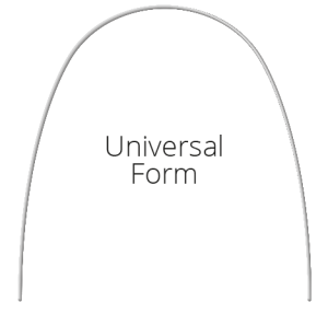Дуга ORTINOL BETA TITANIUM, UNIVERSAL, универсальная прямоугольная .016"x.022", инд. упак.