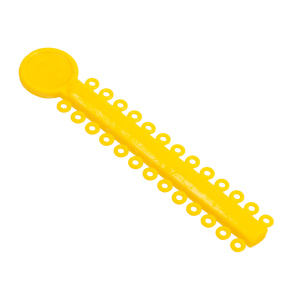 Лигатура эластичная, модуль 26 кольца, Желтый / Yellow