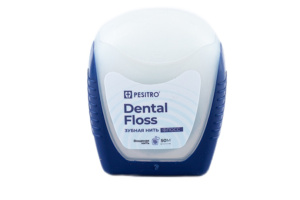 Зубная нить PESITRO DENTAL FLOSS вощеная, с мятным вкусом, 50 м