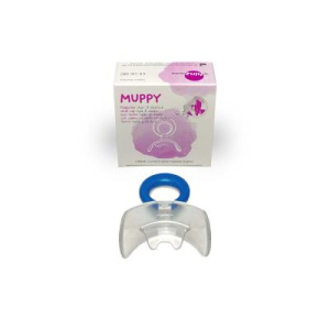 Вeстибулярная пластина MUPPY с козырьком жесткая, ПРОЗРАЧНАЯ, LARGE C ll 5-8 лет, DR.HINZ
