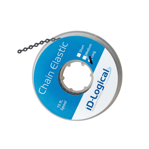 Цепочка CHAIN ELASTICS эласт. СО СРЕДНИМ ШАГОМ (3,8 мм), Серый / Grey, в катушке 4,5 м