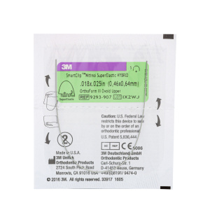 Дуга NITINOL SUPER ELASTIK, ORTHOFORM III, прямоугольная .018"x.025" НЧ, HYBRID