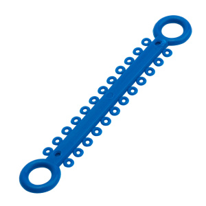 Лигатура PATIENT STICKS эластичная, модуль 24 кольца, Синий / Blue