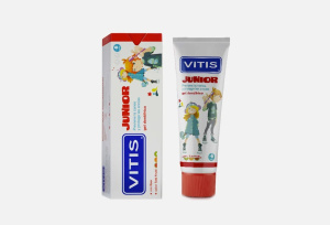 Зубная паста VITIS JUNIOR со вкусом тутти-фрутти, 75 мл для детей от 6 до 14 лет, 75 мл