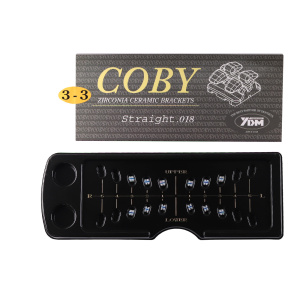 НАБОР брекетов COBY STRAIGHT .018 ROTH ВЧ\НЧ БЕЗ КРЮЧКА на 3, 12 ШТ, YDM