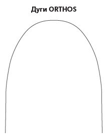 Дуга ORTHOS CUNI-TI 35°C, LARGE, прямоугольная, .016"х.022" ВЧ