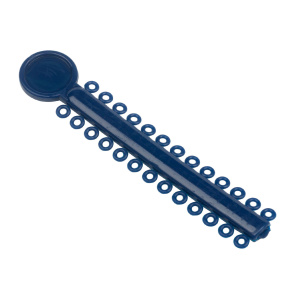 Лигатура эластичная, модуль 26 кольца, Синий / Blue