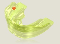 Аппарат MYOBRACE P-3 SMALL, лечение аномалий CLASS III, прозрачный, MRC