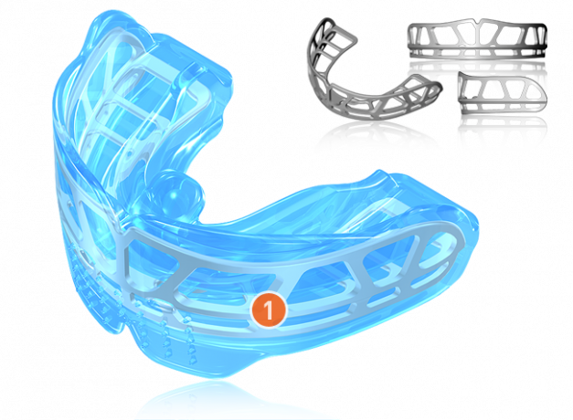 Аппарат MYOBRACE K2 Medium, с каркасом, для детей 6-10 лет, розовый, MRC