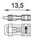 Стягивающий винт прямой 3 мм Micro / 3040 ZG, LEWA-DENTAL