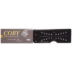 НАБОР брекетов COBY STRAIGHT .022 ROTH ВЧ\НЧ С КРЮЧКОМ на 3, 20 ШТ, YDM