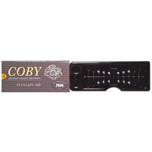 НАБОР брекетов COBY STRAIGHT .022 ROTH ВЧ\НЧ БЕЗ КРЮЧКА на 3, 12 ШТ, YDM
