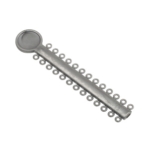 Лигатура эластичная, модуль 26 кольца, Серебряный / Silver-Grey