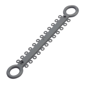 Лигатура PATIENT STICKS эластичная, модуль 24 кольца, Серый / Grey