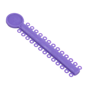 Лигатура эластичная, модуль 26 кольца, Виноградно-фиолетовый / Grape Purple