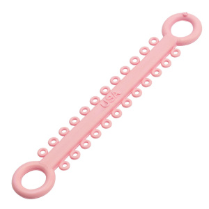Лигатура PATIENT STICKS эластичная, модуль 24 кольца, Нежно-розовый / Baby Pink