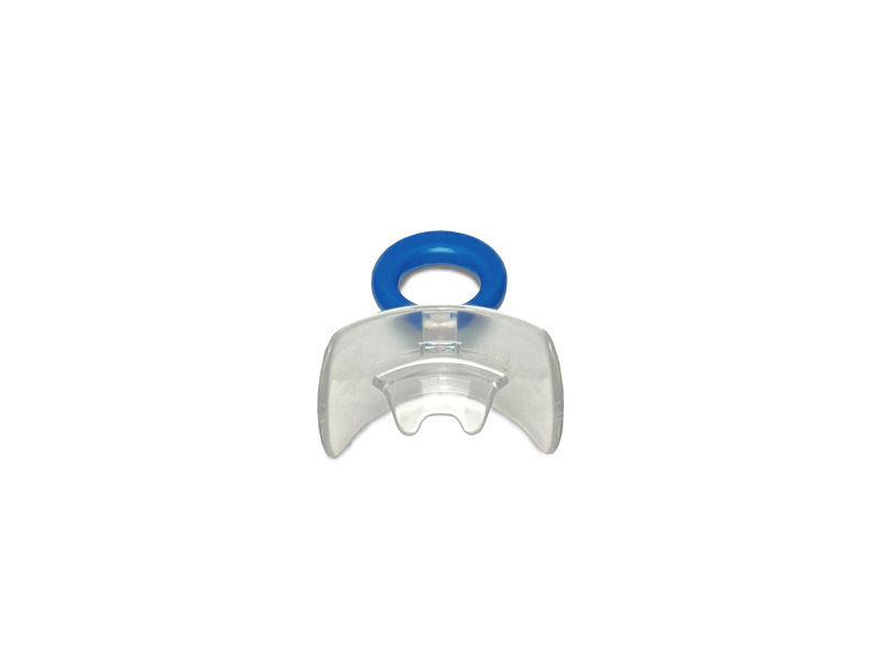Вeстибулярная пластина MUPPY с козырьком жесткая, ПРОЗРАЧНАЯ, LARGE C ll 5-8 лет, DR.HINZ