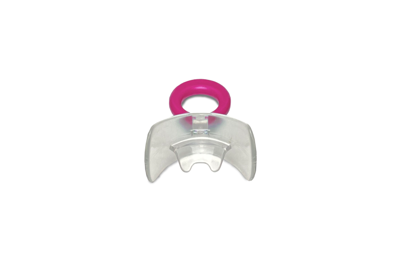 Вeстибулярная пластина MUPPY с козырьком жесткая, ПРОЗРАЧНАЯ, SMALL C l 3-5 лет, DR.HINZ