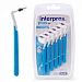 Межзубные ёршики INTERPROX PLUS, 6 шт. Conical (1.3 - 1.7 mm) (синий), жесткая ручка, угол 90°