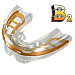 Аппарат MYOBRACE B2 Large, для комбинирования с брекетами, прозрачный, каркас оранжевый, MRC