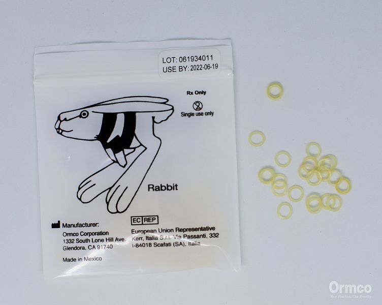 Эластичная тяга Zoo 3/16" - 3,5 oz "КРОЛИК" - "RABBIT" (средне-сильная), 100 шт в упаковке