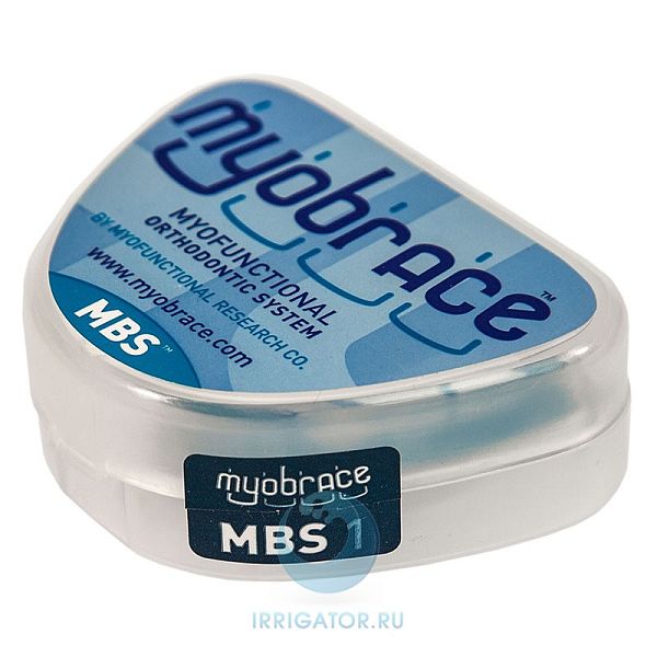 Трейнер Миобрейс Стартер (Myobrace STARTER) MBS2, розовый, жесткий, MRC