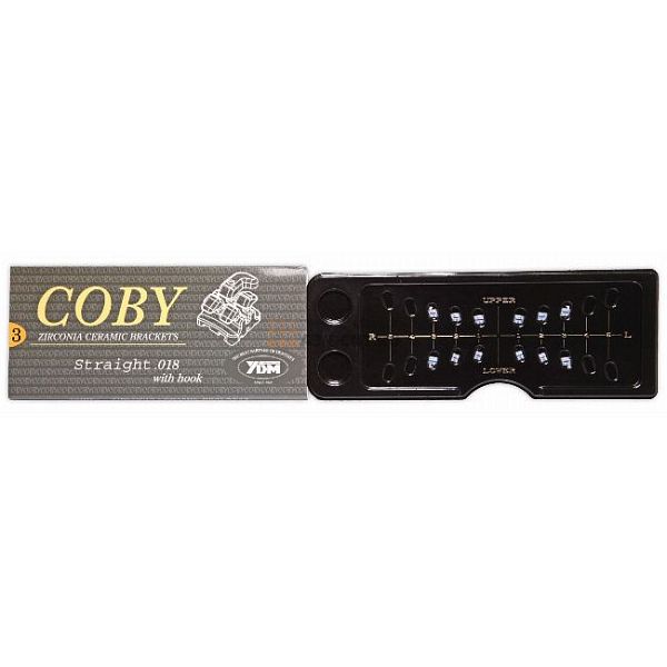 НАБОР брекетов COBY STRAIGHT .018 ROTH ВЧ\НЧ С КРЮЧКОМ на 3, 12 ШТ, YDM